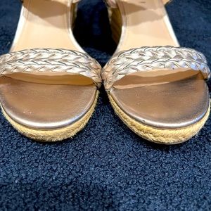 Via Spiga Metallic Espadrilles